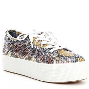 Steve Madden Emmi Snakeskin Sneakers